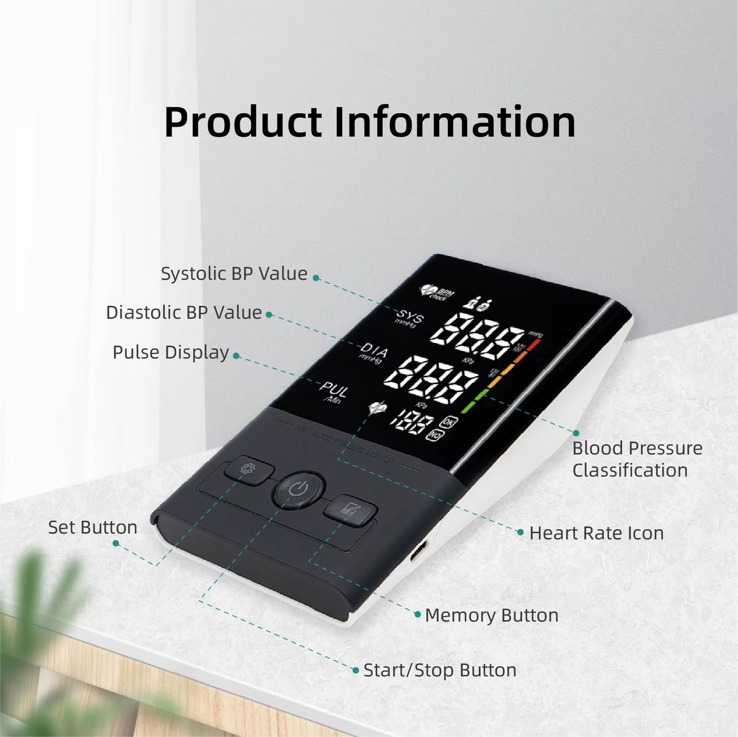 Atom Digital Blood Pressure Monitor with Cuff AT-504