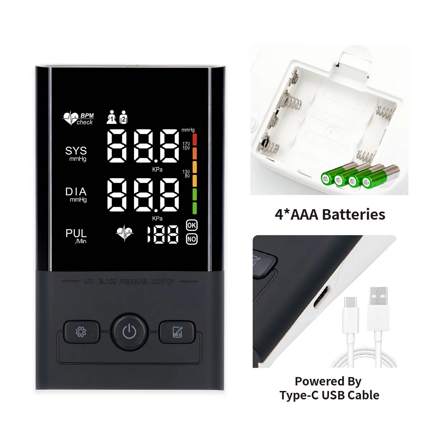 Atom Digital Blood Pressure Monitor with Cuff AT-504
