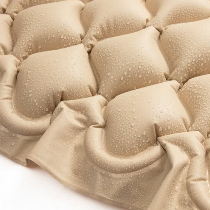 Yuwell anti decubitus mattress in bubble type PVC material.