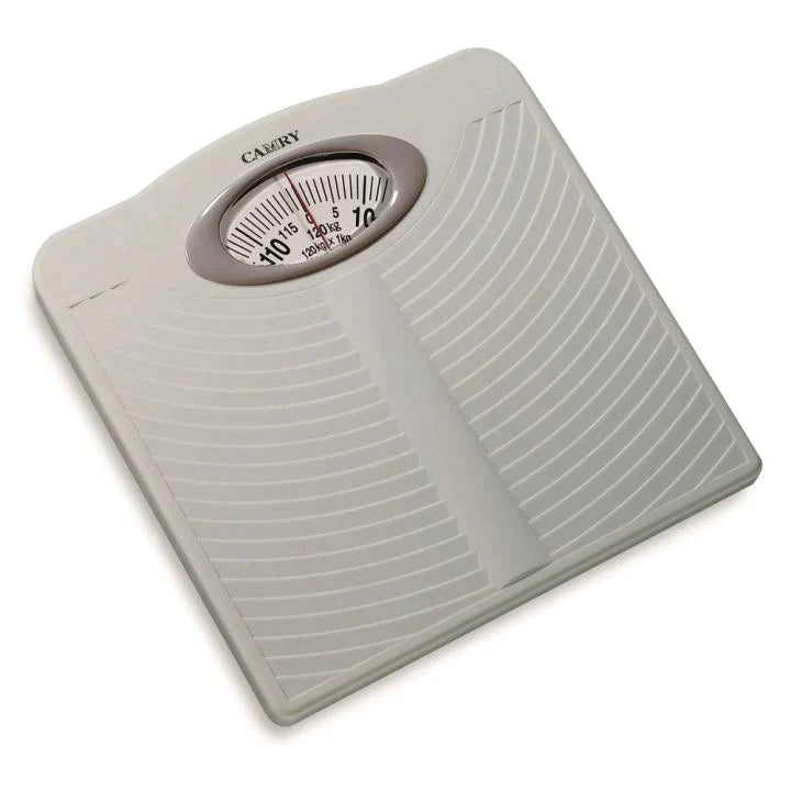 Camry Weight Scale Analog Body Weight Machine MultiColor Plastic Body white