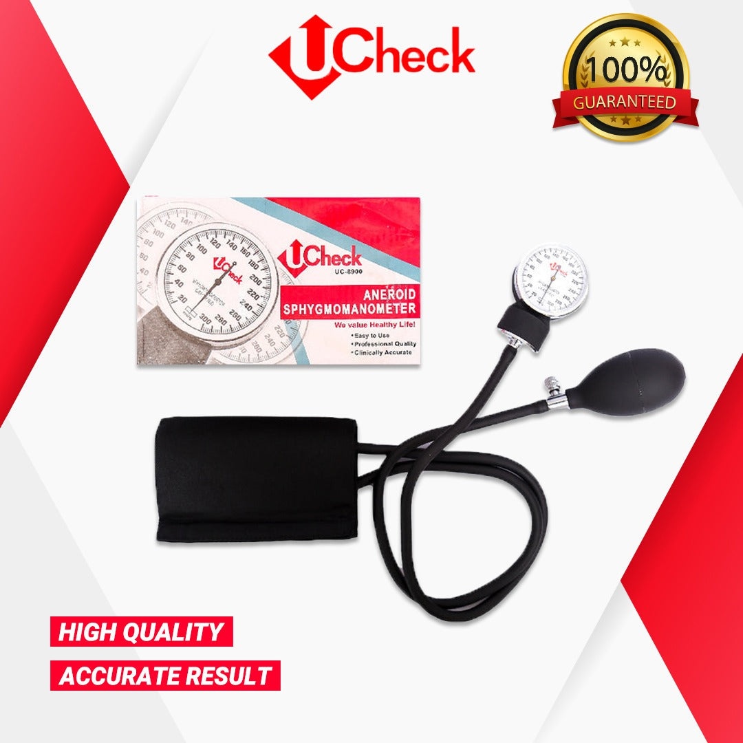 UCheck Manual Blood Pressure Monitor Cuff manually check best bp operator