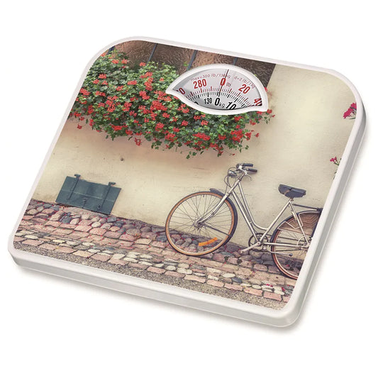 Camry Weight Scale Analog Body Weight Machine MultiColor brownish color  with cycle print good looking weight machine
