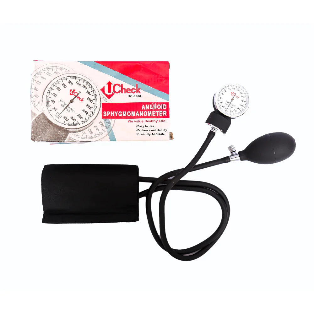 UCheck Manual Blood Pressure Monitor Cuff manually check best bp operator with ball