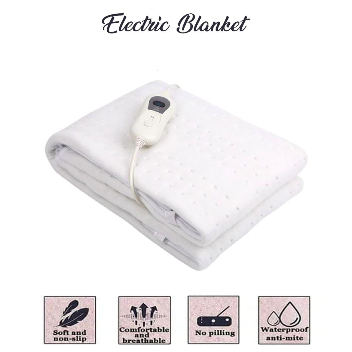 Bstherm Electric Heating Under Blanket - 150 x 80 cm best quality physio therapy blanket in pakistan heated blankets is good for pain