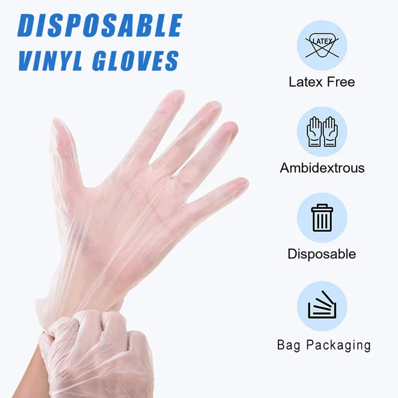 Lifecare Disposable Vinyl Gloves – 100 Pieces