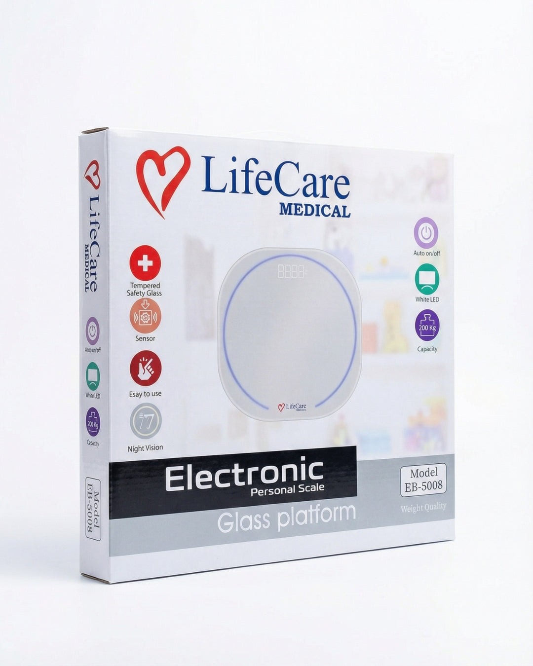 LifeCare Smart Glass Weight Scale