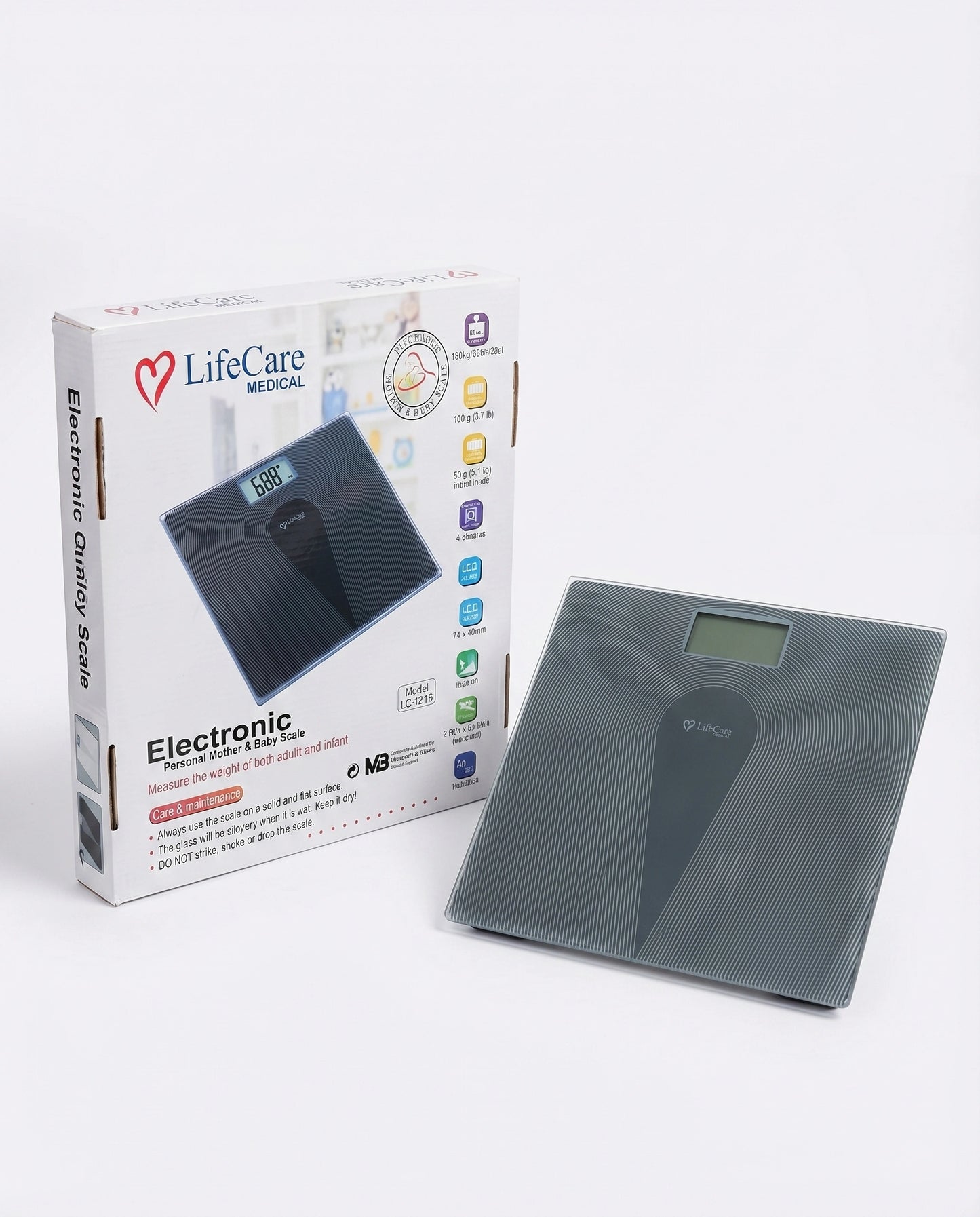 LifeCare Adult & Baby Weight Scale (LC-1215)