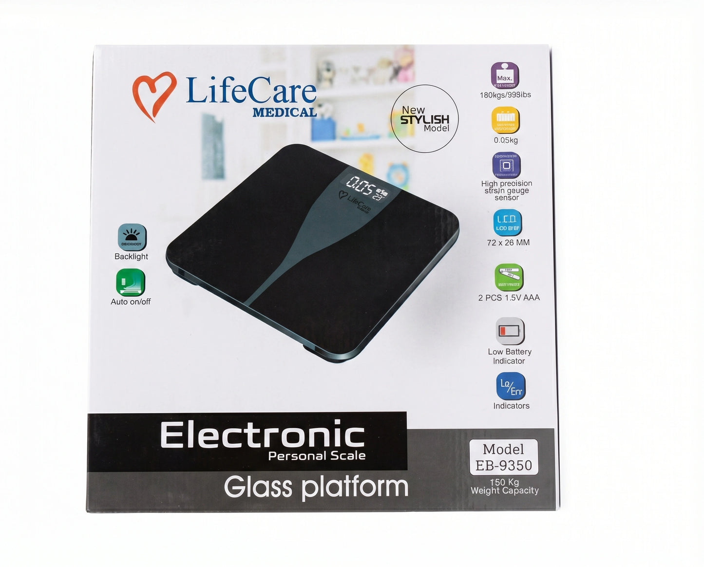 LifeCare Electronic Personal Scale EB-9350
