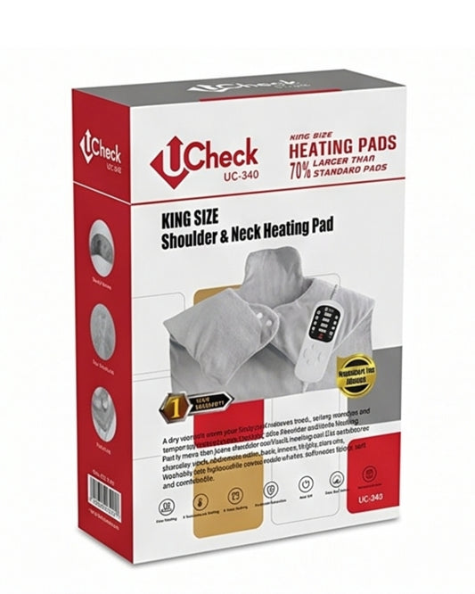 UCheck King Size Shoulder & Neck Heating Pad UC-340