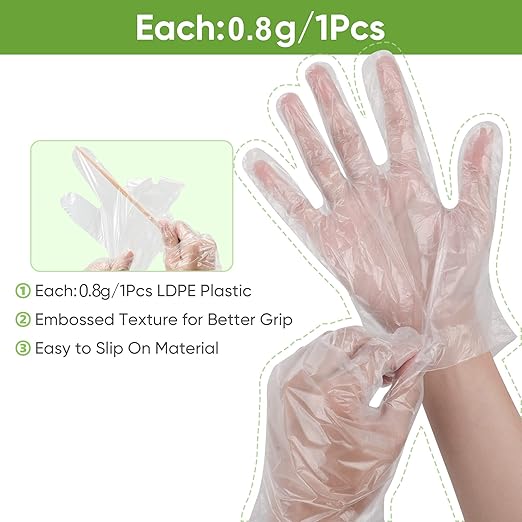 LifeCare Plastic Disposable Gloves – 100 pcs