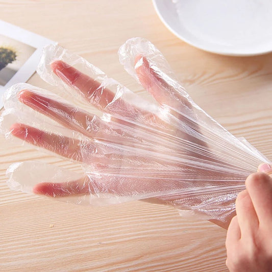 LifeCare Plastic Disposable Gloves – 100 pcs