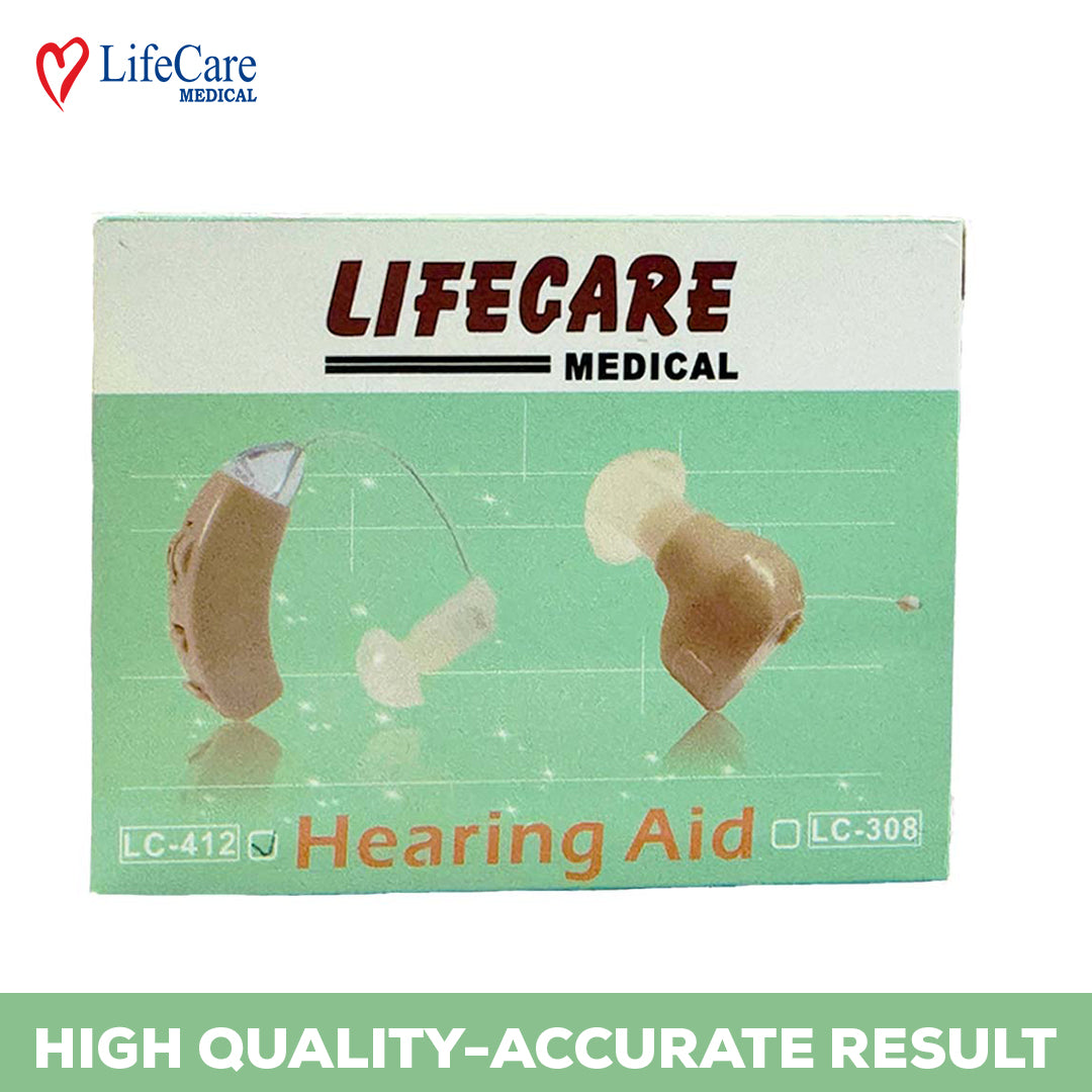 LifeCare Ear Hearing Aid Amplifier LC-412 smallest hearing aid best price in Pakistan