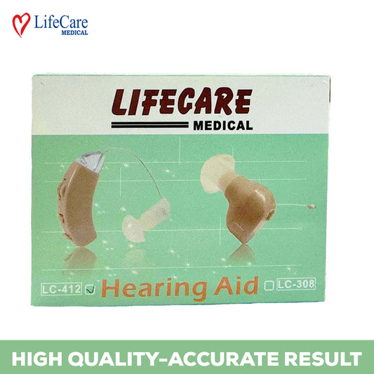 LifeCare Ear Hearing Aid Amplifier LC-412 smallest hearing aid best price in Pakistan