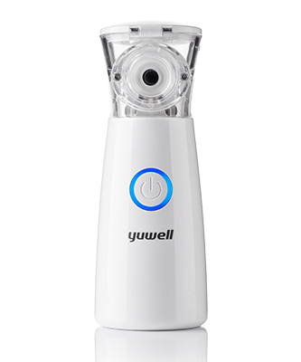 Yuwell m102 portable mesh nebulizer front view.