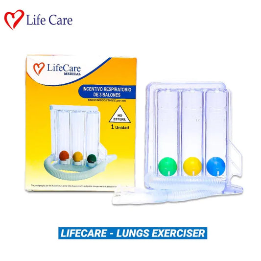 LifeCare Lung Trainer | Spirometer for Breathing Exercise & Respiratory Therapy