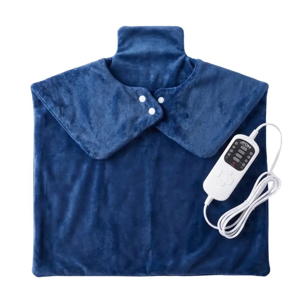 Atom soft velvet fabric neck and shoulders heating pad.