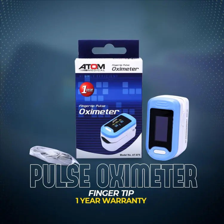 Atom Pulse Fingertip Oximeter best pulse checker machine price in pakistan