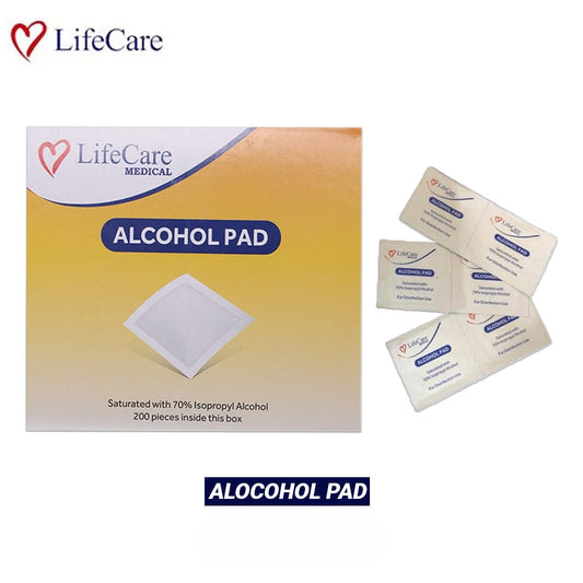 Lifecare Alcohol Swab Isopropyl 70% - Alcohol Pads - Sterile