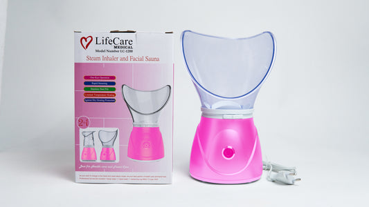 LifeCare 2 in 1 steam inhaler and facial sauna.