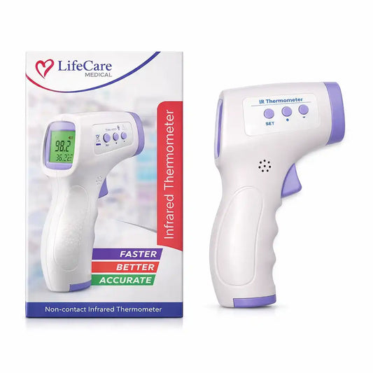 LifeCare non contact infrared thermometer.