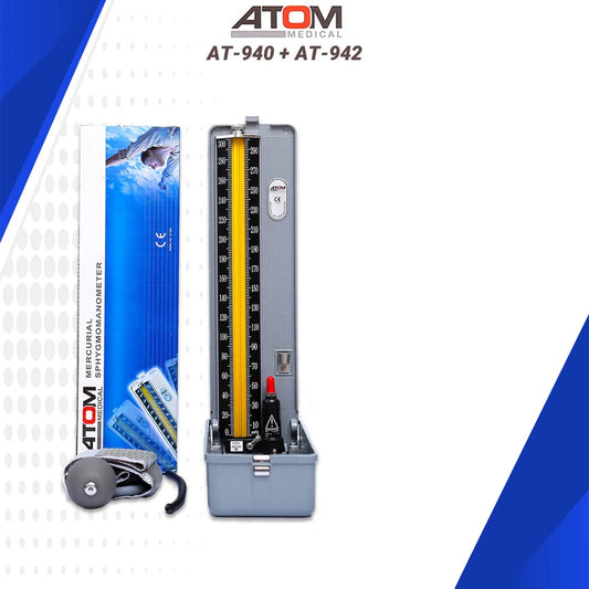 Atom Medical Manual Mercury BP Apparatus with Cuff
