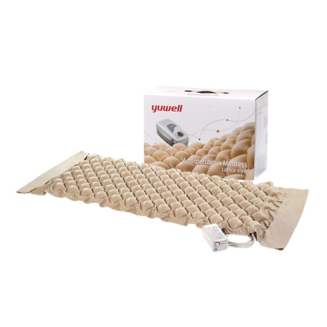 Yuwell anti decubitus air mattress with packaging box.