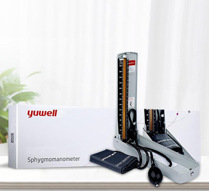 Yuwell sphygmomanometer mercury BP apparatus.