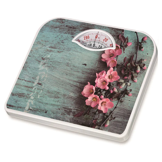 Camry Mechanical Digital Print Weight Machine BR2015 with flower print