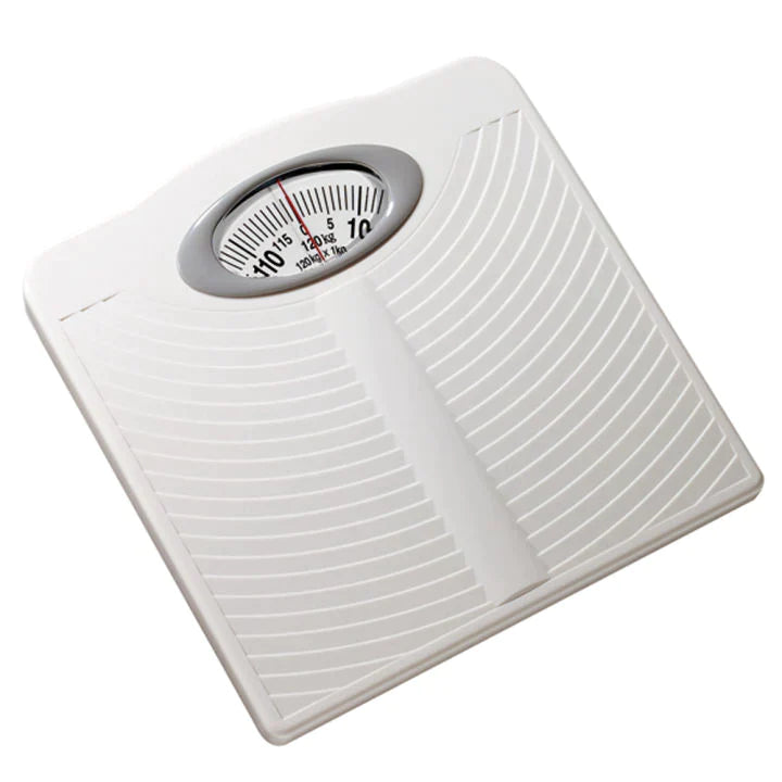 Camry Weight Scale Analog Body Weight Machine MultiColor Plastic Body white color