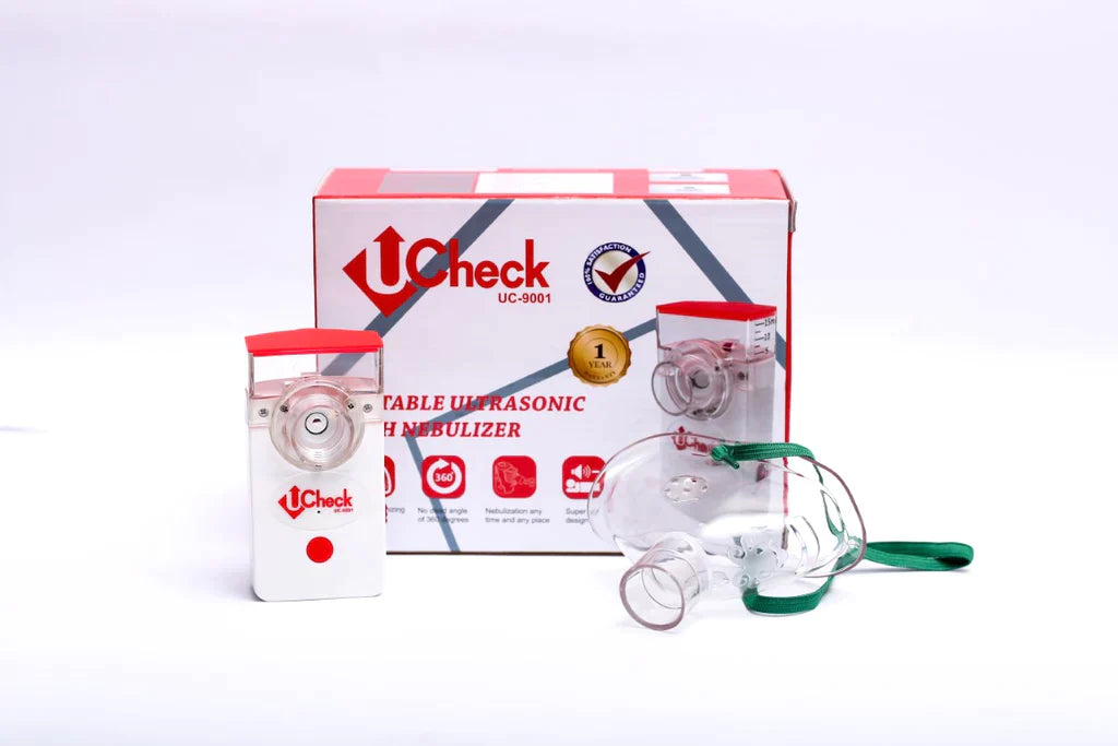 Ucheck portable ultrasonic mesh nebulizer machine throat sore throatnebuliser 