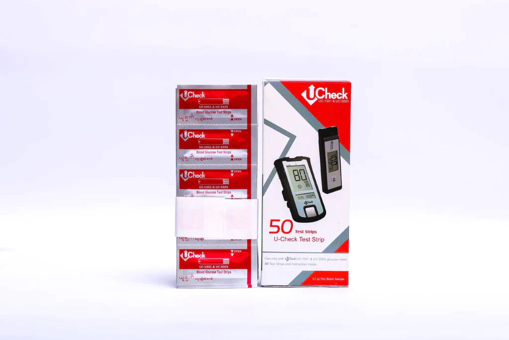 Shop Now - Ucheck Glucometer Strips (50 Strips) – Lifecare