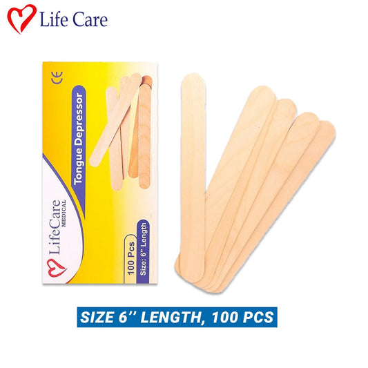 LifeCare Tongue Depressor 100 Pieces