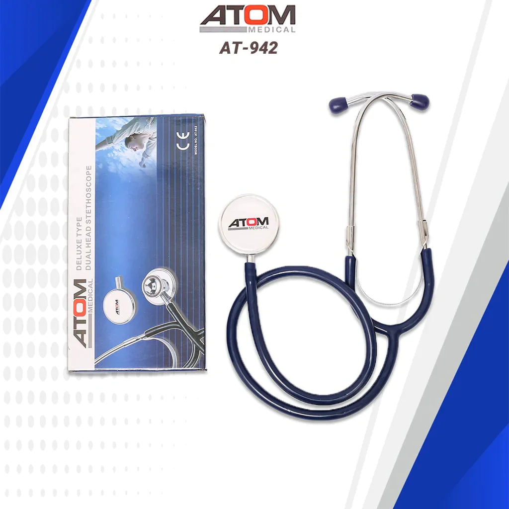 Atom Original Double Dual Head Stethoscope