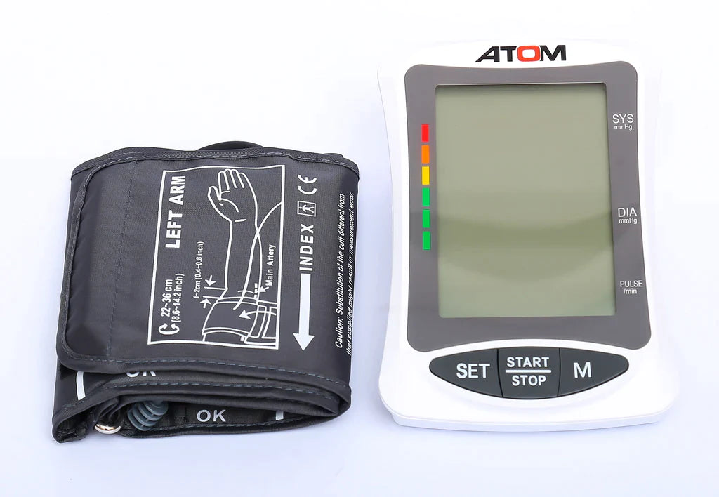 Atom AT 804 upper arm digital bp apparatus.