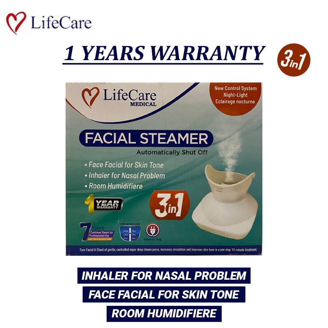 Lifecare 3 in 1 facial steamer.