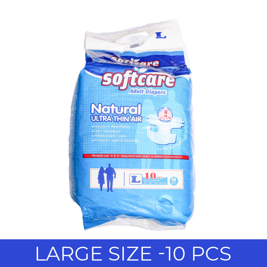 Soft Care Adult Diaper Large Size 10 pcs adult diapers price in pakistan large size  senior pampers